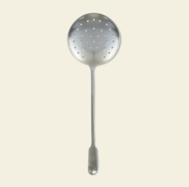 Antique Straining Spoon by Match Pewter