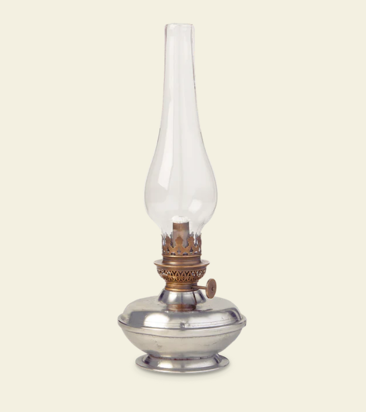 Table Oil Lamp by Match Pewter