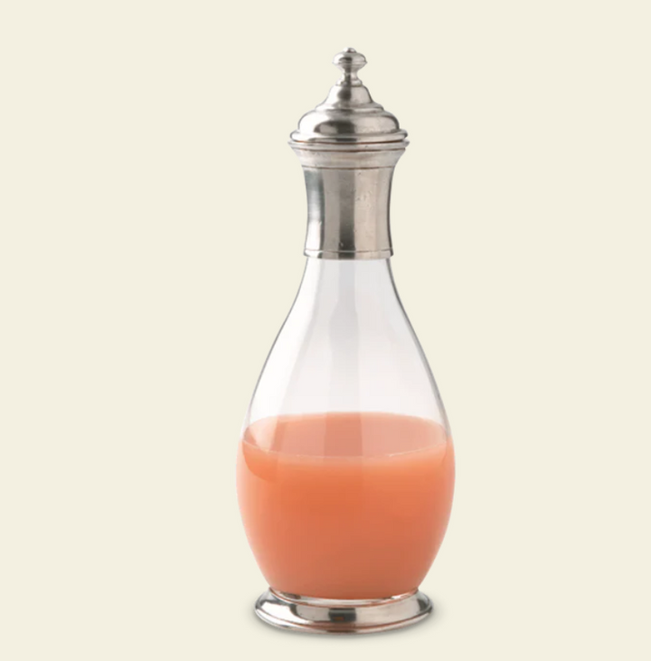 Glass and Pewter Carafe by Match Pewter