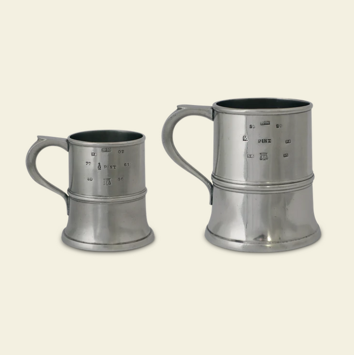 Tankard Pint and 1/2 Pint by Match Pewter