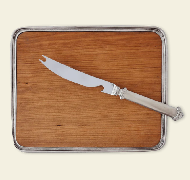 Bar Tray and Bar Knife Collection by Match Pewter
