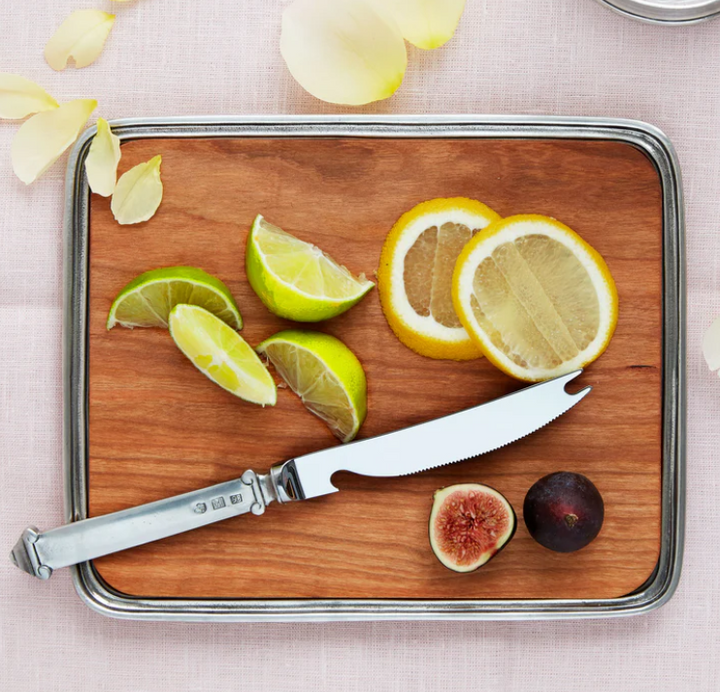 Bar Tray and Bar Knife Collection by Match Pewter