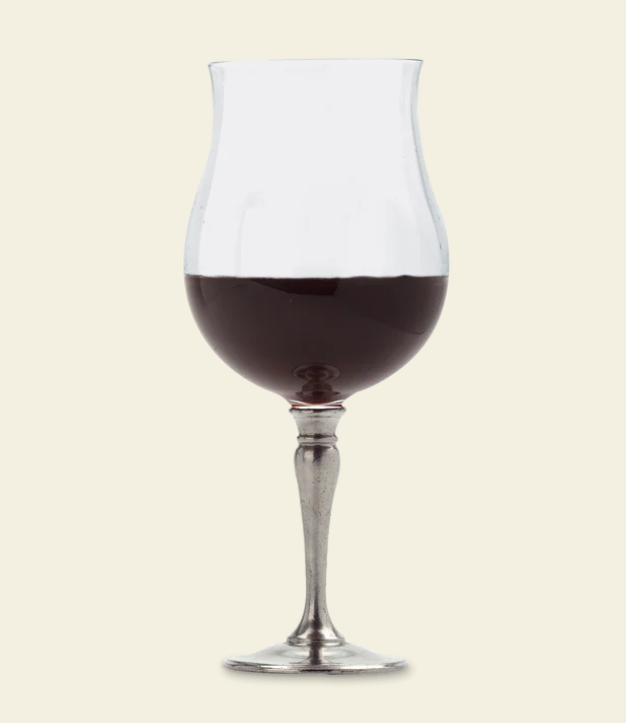 Tulip Red Wine Glass by Match Pewter
