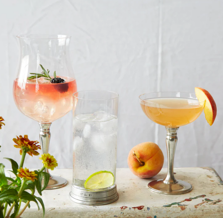 Tulip Red Wine Glass by Match Pewter