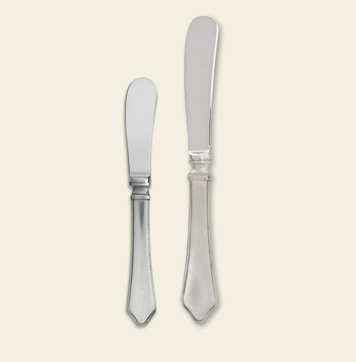 Violetta Butter Knives by Match Pewter