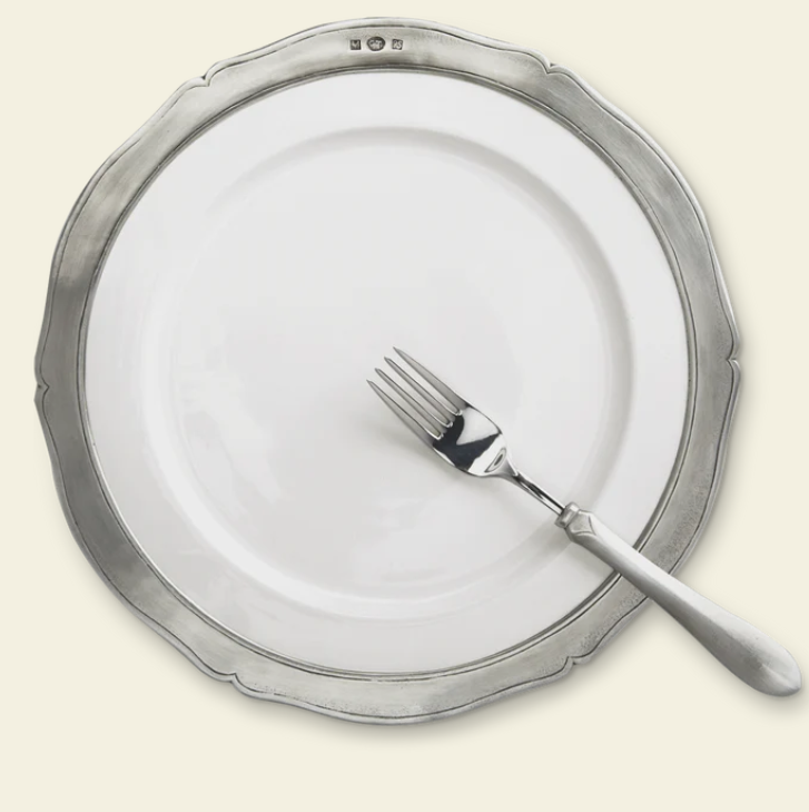 Viviana Dinner Plate by Match Pewter