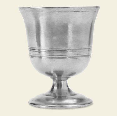 Low Footed Goblet by Match Pewter