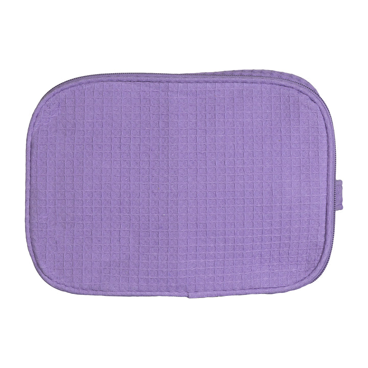 Waffle Weave Cosmetic Bag