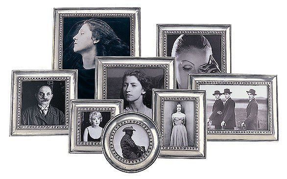 Square Veneto Frames by Match Pewter