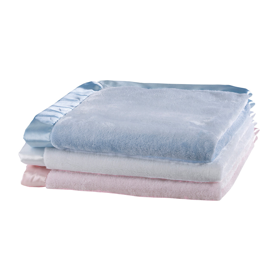 Tahoe Satin Trimmed Microfleece Baby Blanket