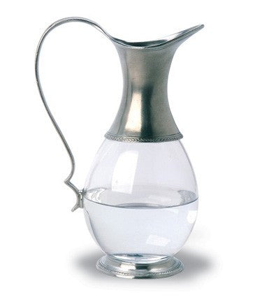 Glass Pitcher By Match Pewter