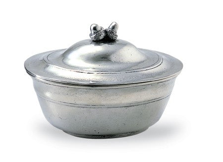 Pewter Acorn Lidded Bowl by Match