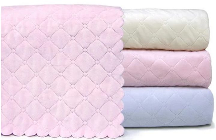 Nana's Single-Face Quilted Plush Baby Blanket