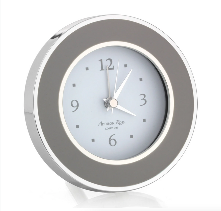 Round Enameled Alarm Clock