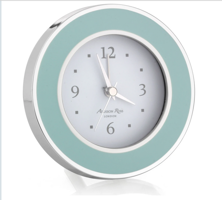 Round Enameled Alarm Clock