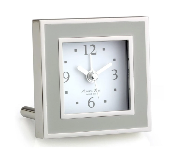 Square Enameled Alarm Clock