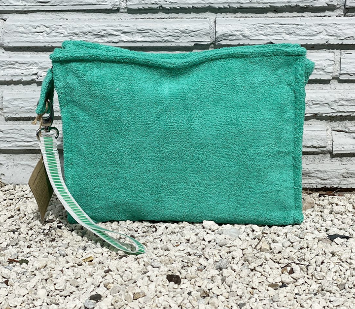 Terry Plastic Lined Clutch