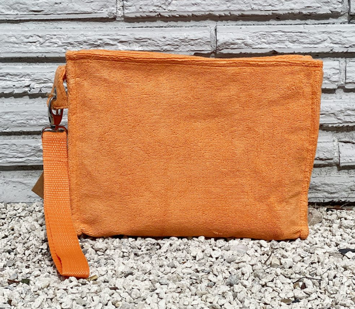 Terry Plastic Lined Clutch