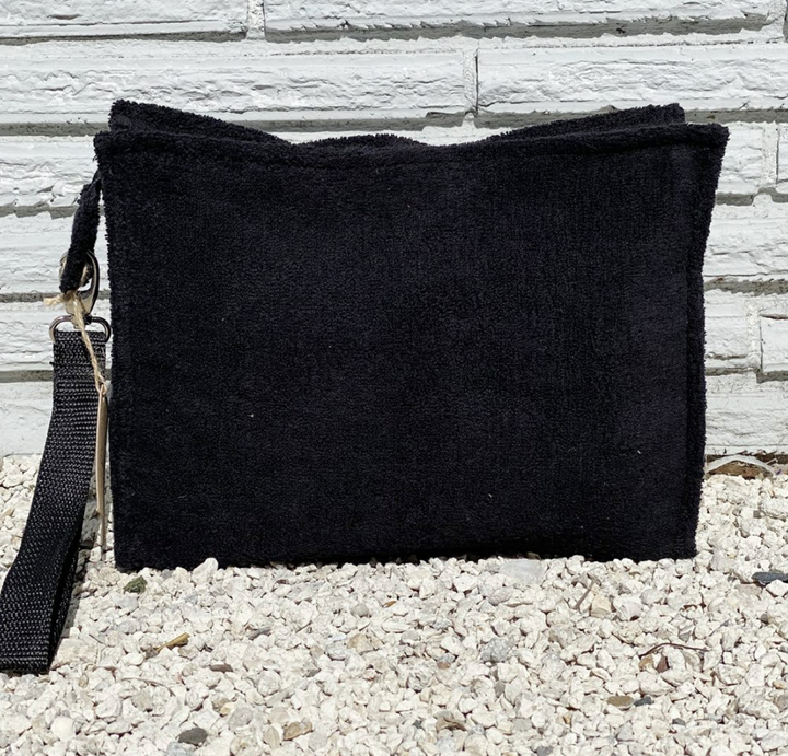 Terry Plastic Lined Clutch