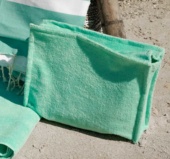 Terry Plastic Lined Clutch