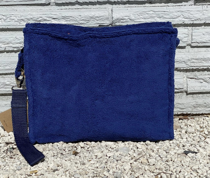 Terry Plastic Lined Clutch