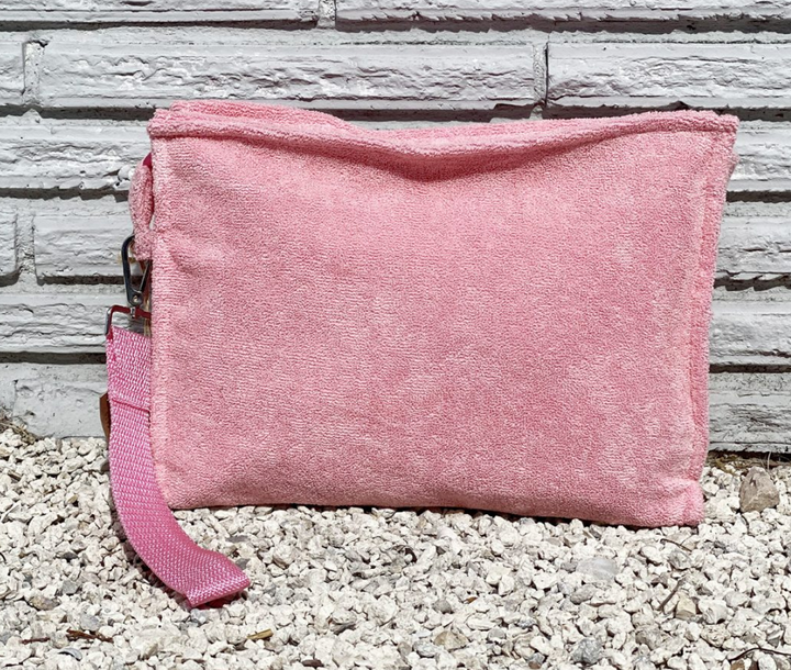 Terry Plastic Lined Clutch