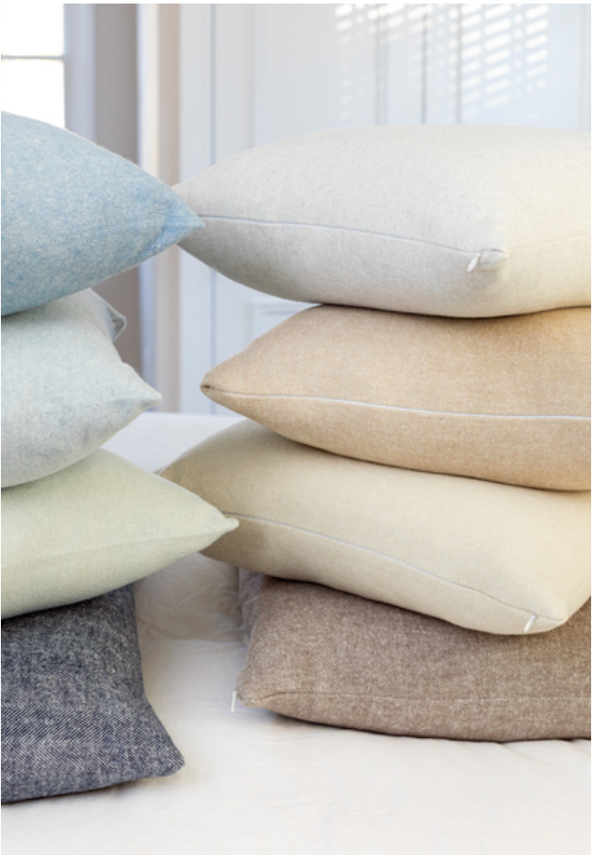 Herringbone Pillow Cover with Invisible Zipper