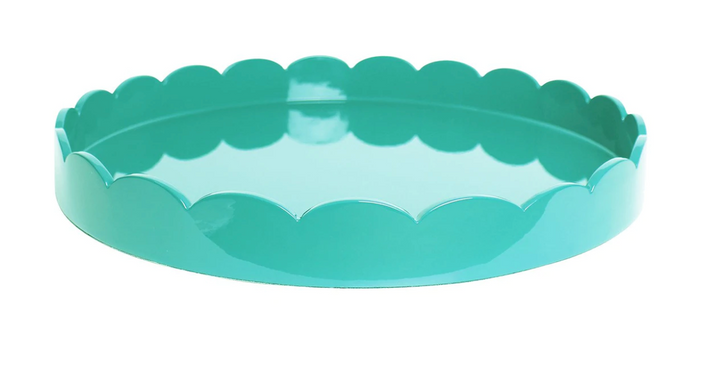 Round Scalloped Tray