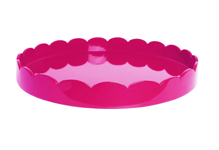 Round Scalloped Tray