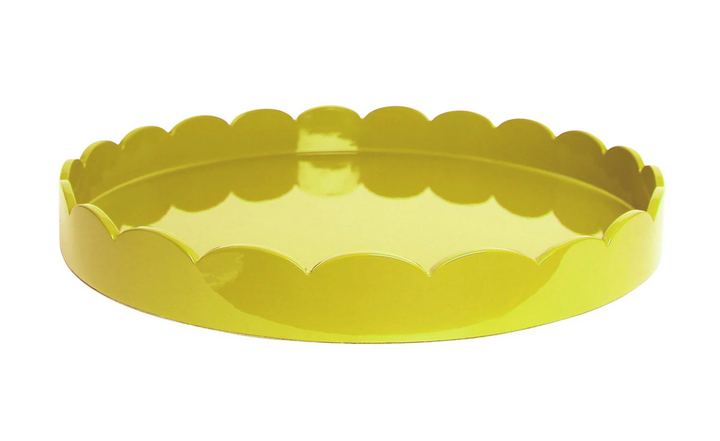 Round Scalloped Tray