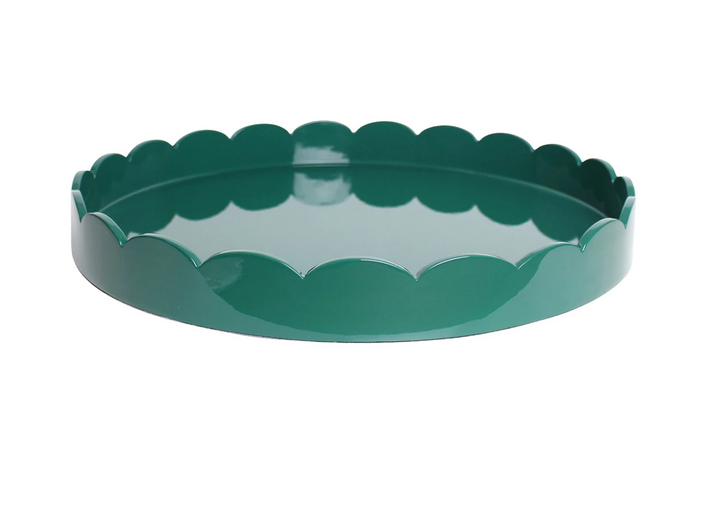 Round Scalloped Tray