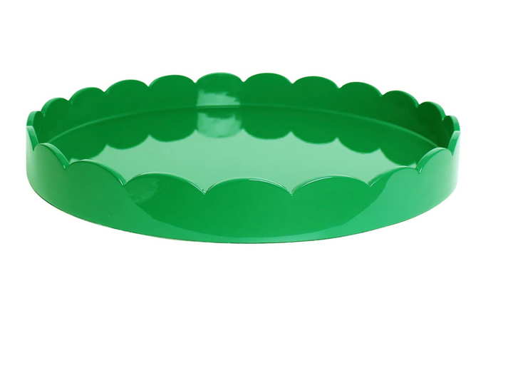 Round Scalloped Tray