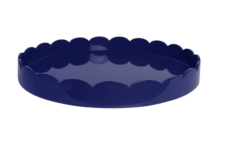 Round Scalloped Tray