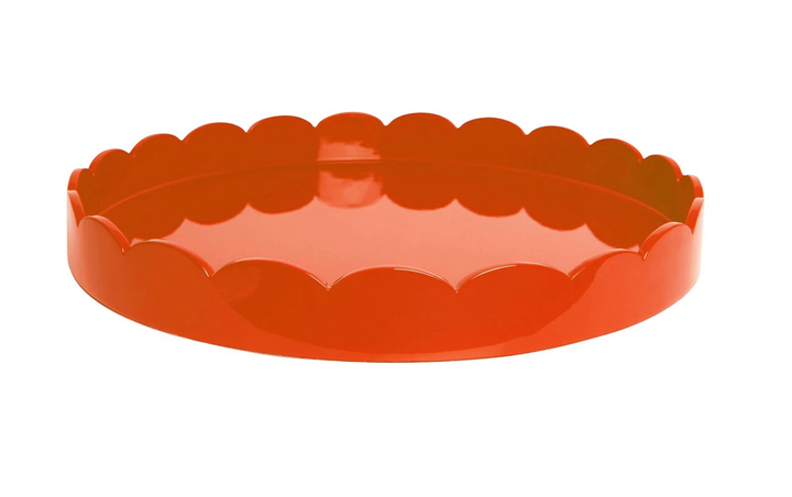Round Scalloped Tray