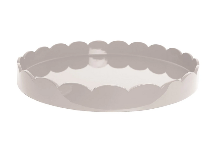 Round Scalloped Tray