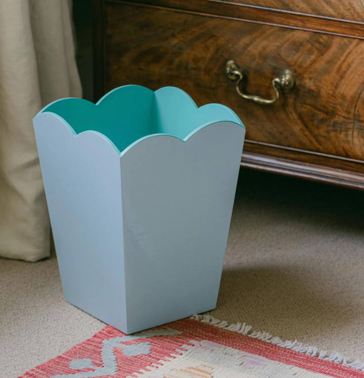 Scalloped Waste Paper Bin