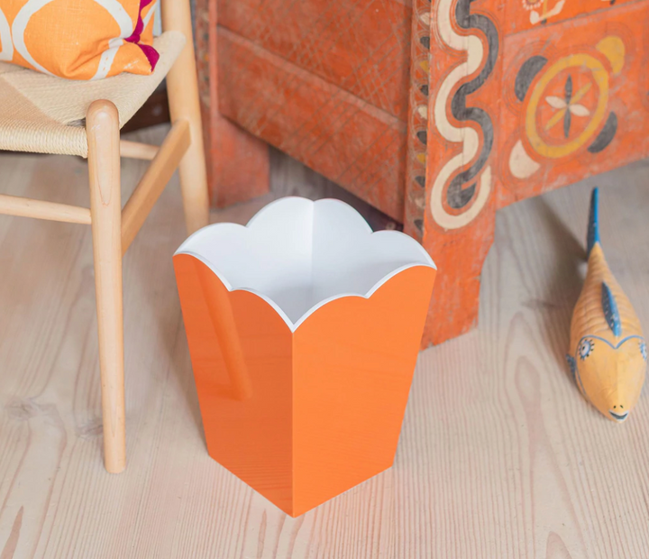 Scalloped Waste Paper Bin