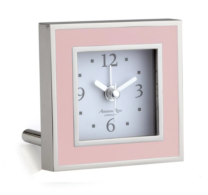 Square Enameled Alarm Clock