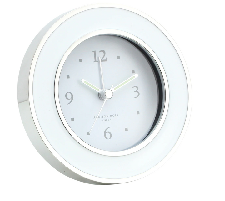 Round Enameled Alarm Clock
