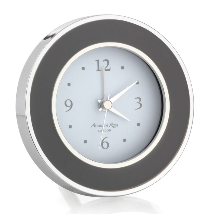 Round Enameled Alarm Clock