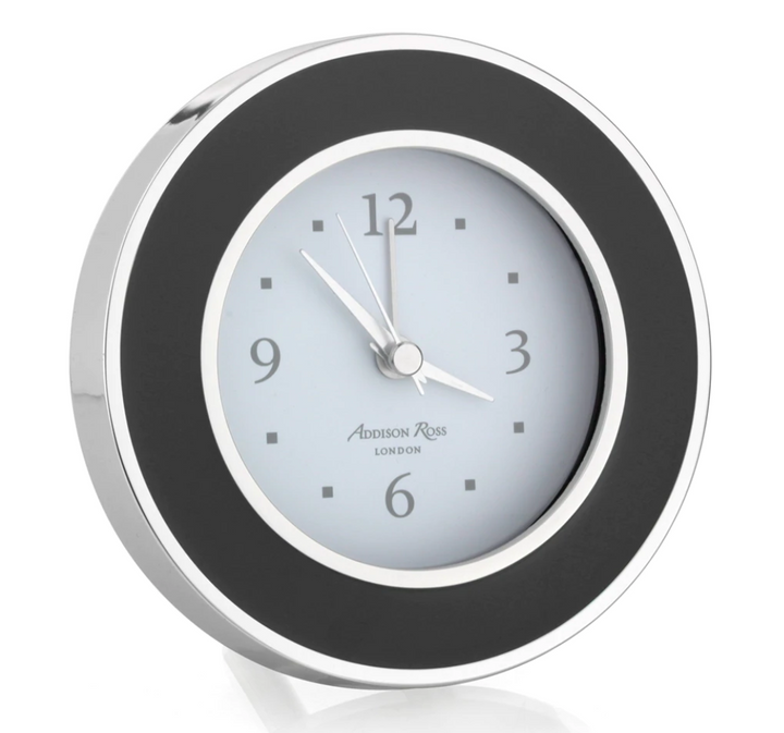 Round Enameled Alarm Clock