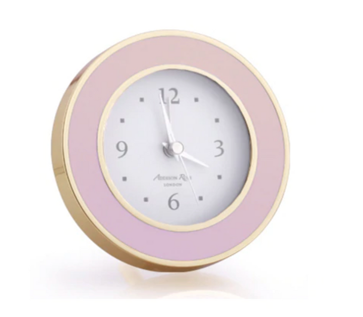 Round Enameled Alarm Clock