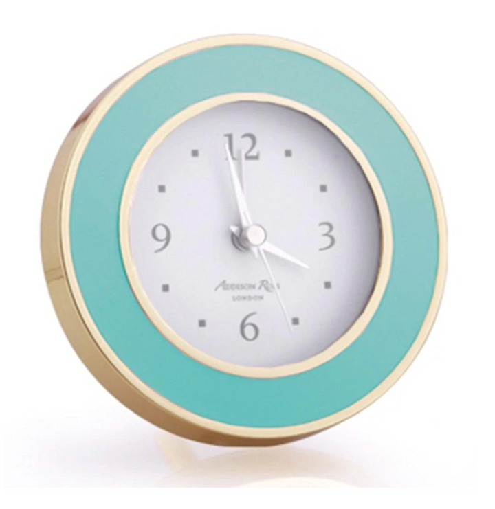 Round Enameled Alarm Clock