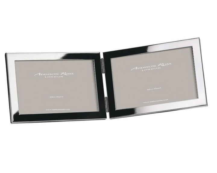Silver Double Picture Frame