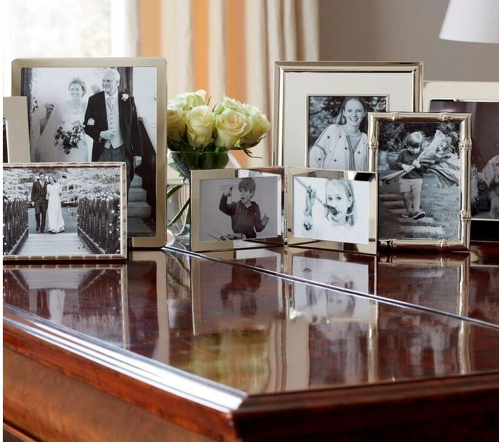 Silver Double Picture Frame