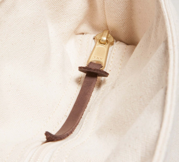 Barrier Island Zip-Top Canvas Tote
