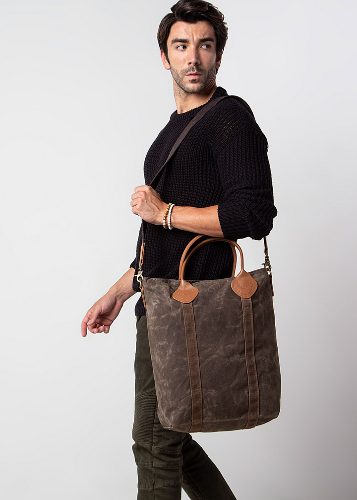 Waxed Canvas Flight Bag