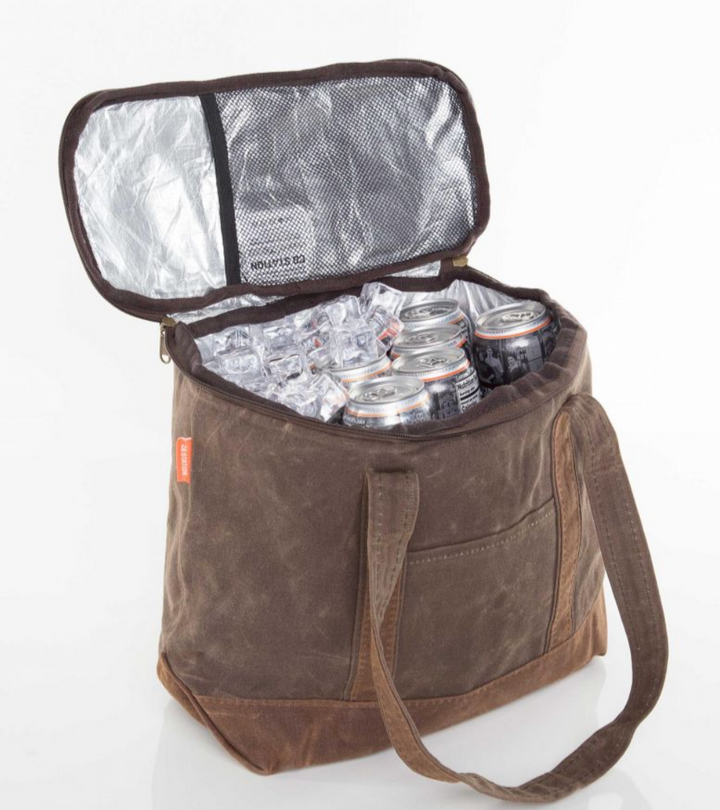 Waxed Canvas Cooler Tote