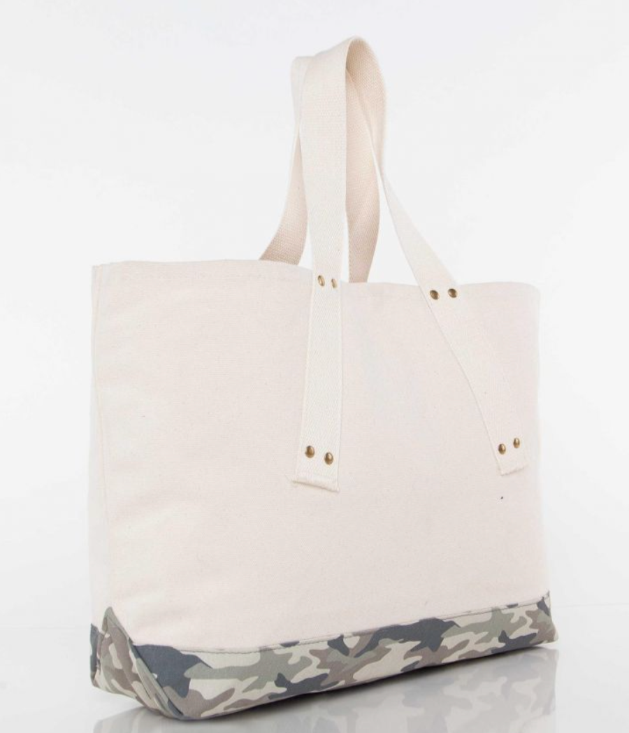 Camo Grommeted Tote