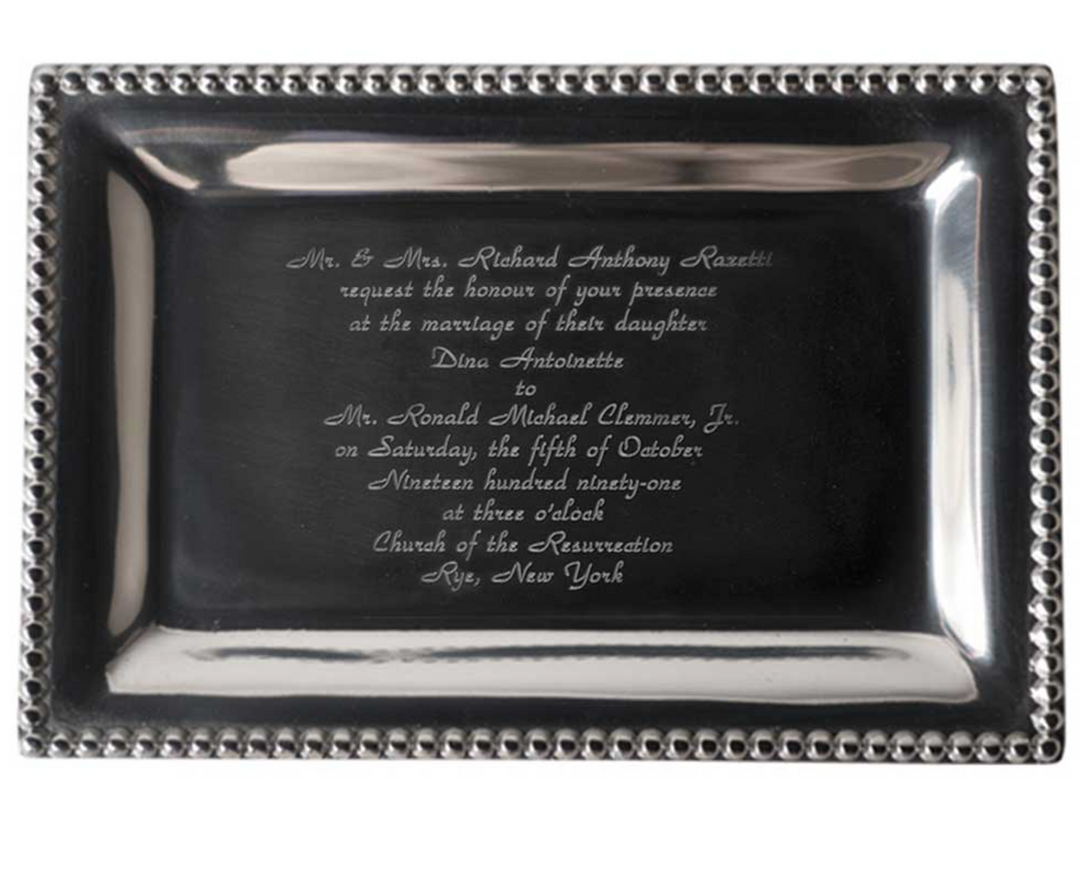 Infinity Wedding Tray